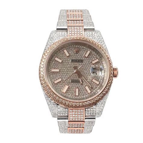 all iced out rolex replica